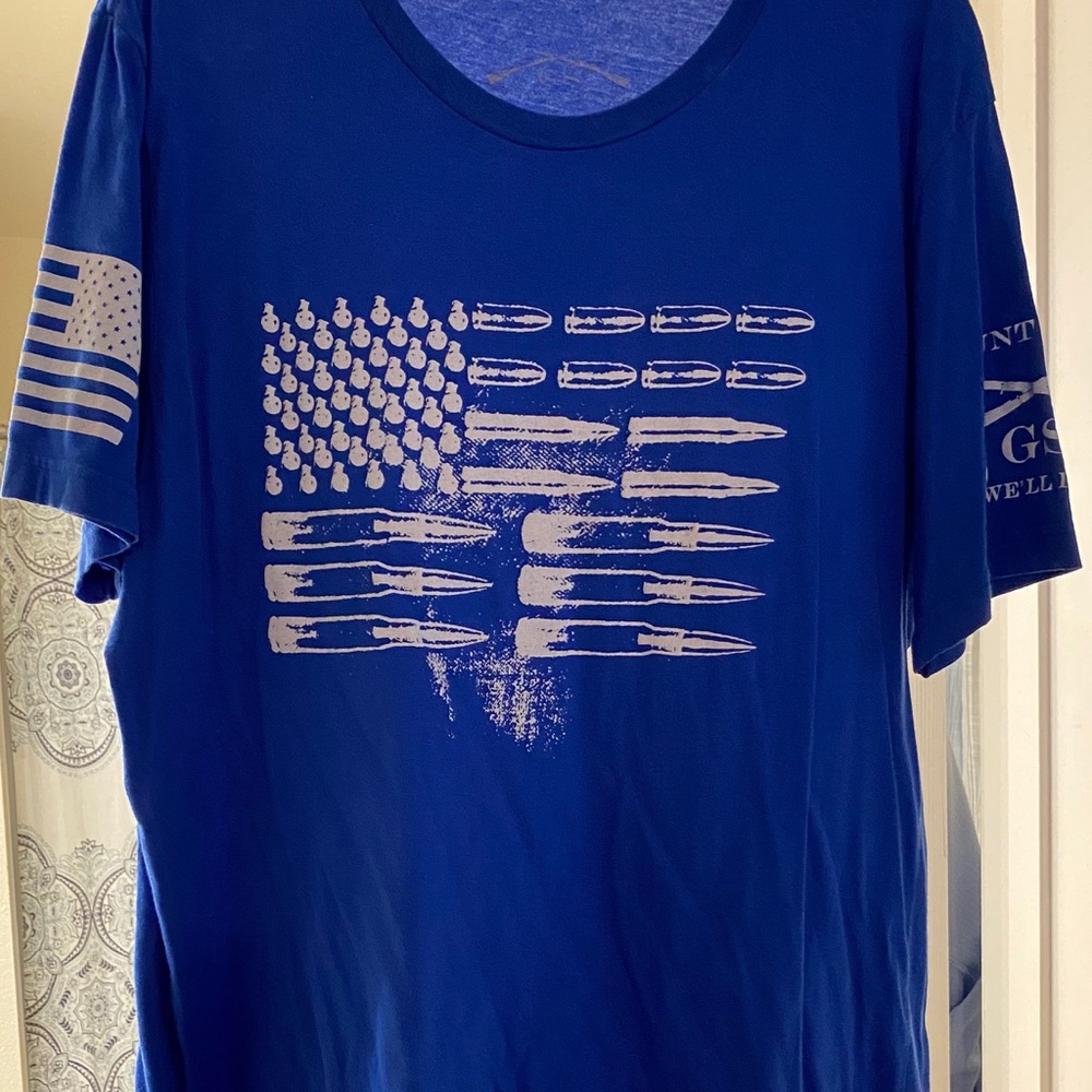 Grunt Style Men’s Tshirt - Size XL - Bright Blue